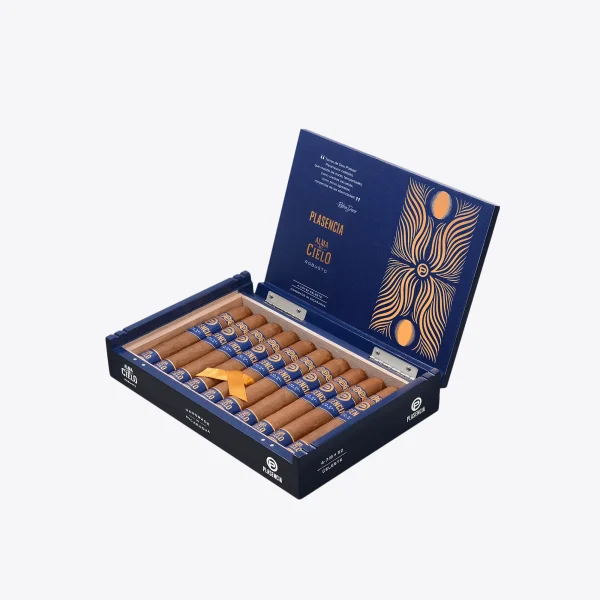 Alma Del Cielo Celeste box side Alma Del Cielo Celeste box side