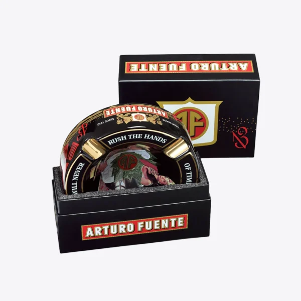 Arturo Fuente Hands of Time 4-Cigar Ashtray Black With Box2 Arturo Fuente Hands of Time 4-Cigar Ashtray Black With Box2