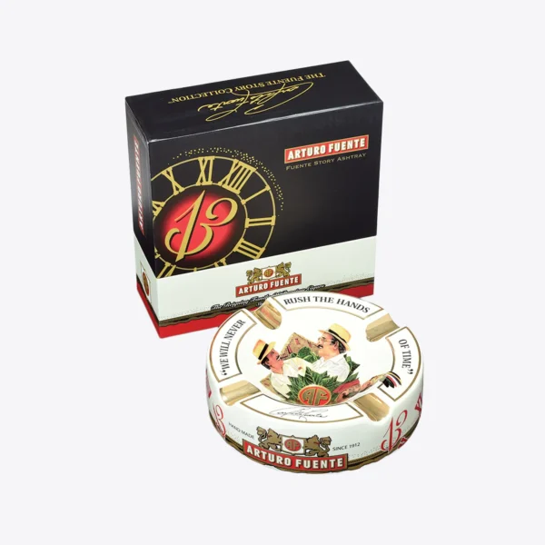 Arturo Fuente Hands of Time 4-Cigar Ashtray White Box Arturo Fuente Hands of Time 4-Cigar Ashtray White Box