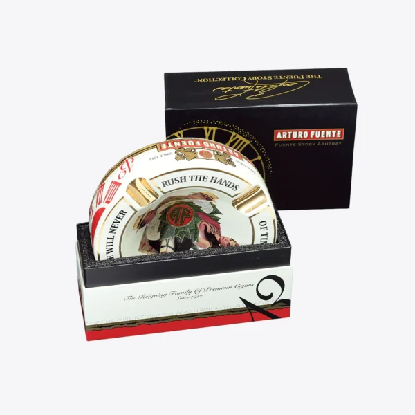 Arturo Fuente Hands of Time 4-Cigar Ashtray White Box 2 Arturo Fuente Hands of Time 4-Cigar Ashtray White Box2