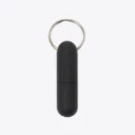 Big Easy Rubber Key Ring 8mm Punch Cut Black