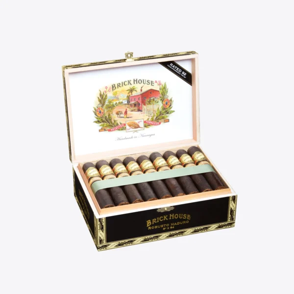 Brick House Robusto Maduro Box Open Brick House Robusto Maduro Box Open