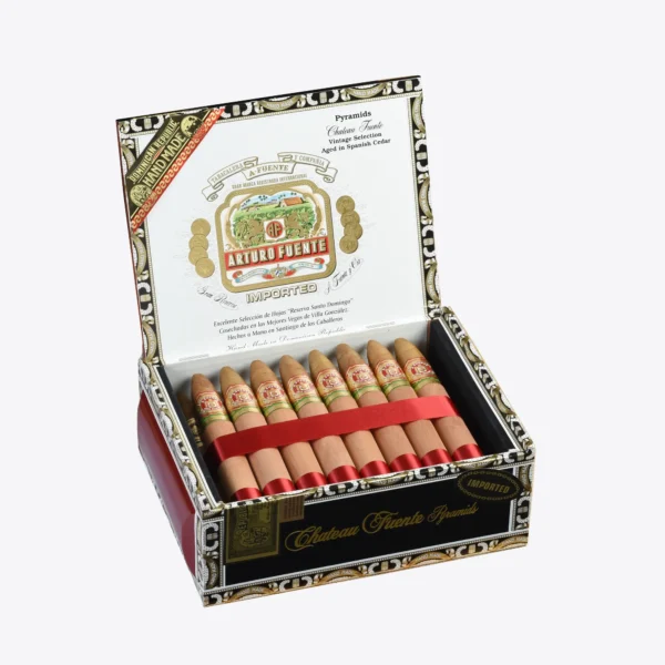 Chateau Fuente Pyramid_Box Open_boxes Chateau Fuente Pyramid_Box Open_boxes