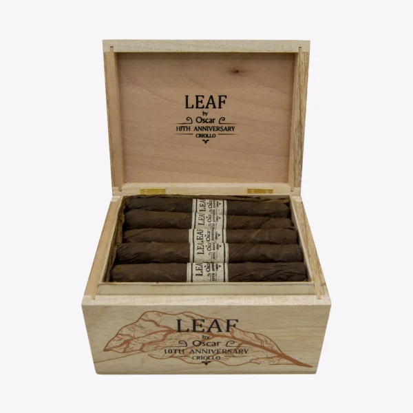 Leaf by Oscar 10th Anniversary Criollo Toro Box Open Leaf by Oscar 10th Anniversary Criollo Toro Box Open