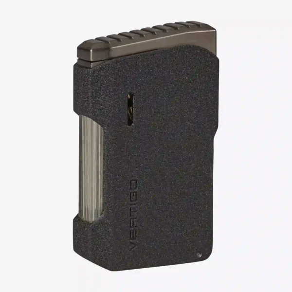Vertigo Recoil Single Torch With Punch Cut Black