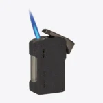 Vertigo Recoil Single Torch With Punch Cut Black On