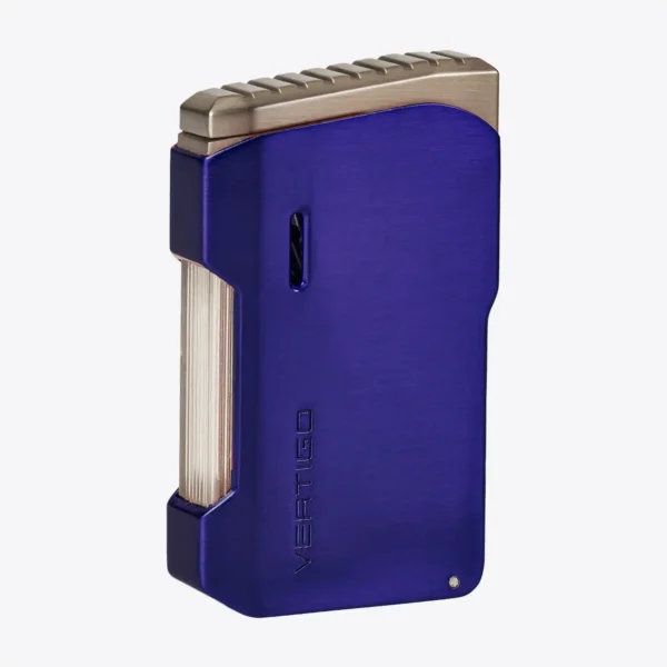 Vertigo Recoil Single Torch With Punch Cut Blue Vertigo Recoil Single Torch With Punch Cut Blue