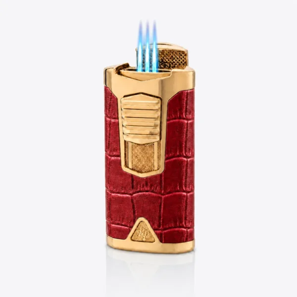 Rocky Patel Statesman Lighter Triple Torch Gold and Red