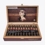 Deadwood Leather Rose Torpedo Box Open