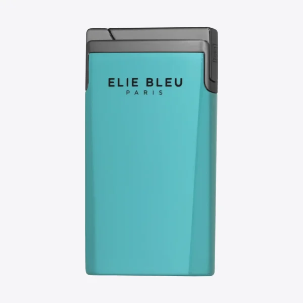 Elie Bleu J-15 Teal Lacquer & Dark Chrome Lighter