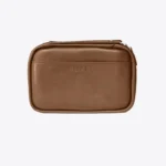 Klaro 8 Cigar Flint Travel Case Leather Brown