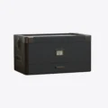 Klaro Military Glass Top Humidor Black