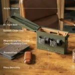 Klaro Smoke Can Ammo Box Humidor - 30 Cal Green