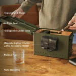 Klaro Smoke Can Ammo Box Humidor - 50 Cal Green