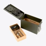Klaro Smoke Can Ammo Box Humidor - 50 Cal Green Open