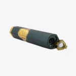 Plasencia Hexagon Triple Torch Lighter Green / Gold Punch Cut