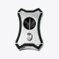 Rocky Patel Viper Series V-Cutter Silver/ Green Carbon Fiber
