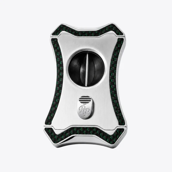 Rocky Patel Viper Series V-Cutter Silver: Green Carbon Fiber Rocky Patel Viper Series V-Cutter Silver/ Green Carbon Fiber