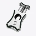 Rocky Patel Viper Series V-Cutter Silver/ Green Carbon Fiber, open