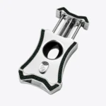 Rocky Patel Viper Series V-Cutter Silver: Green Carbon Fiber Open