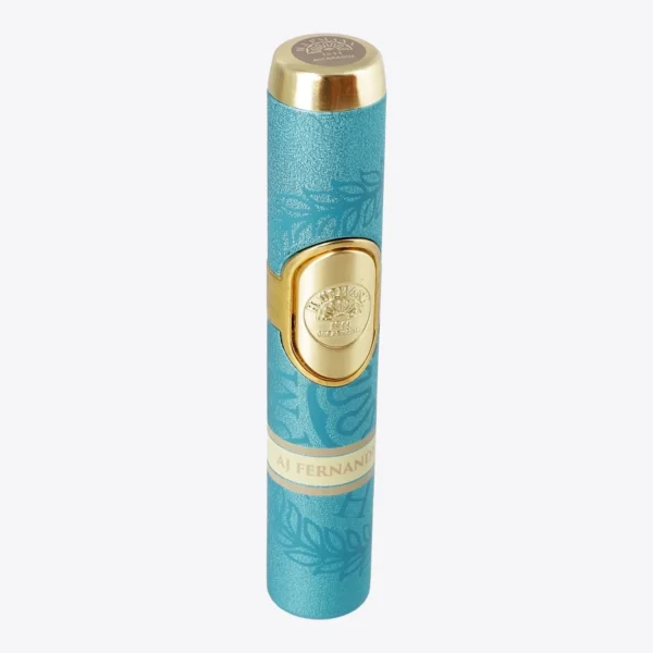 H. Upmann triple torch flame stick lighter in teal