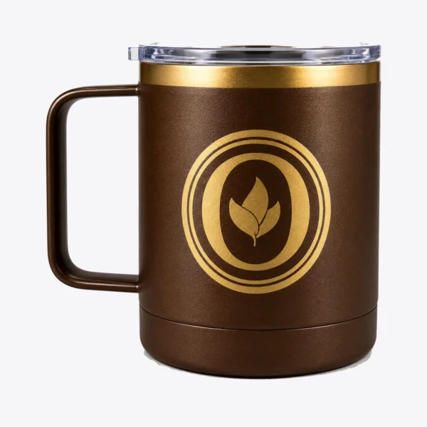 Oliva Metal Mug Brown Oliva metal mug in brown