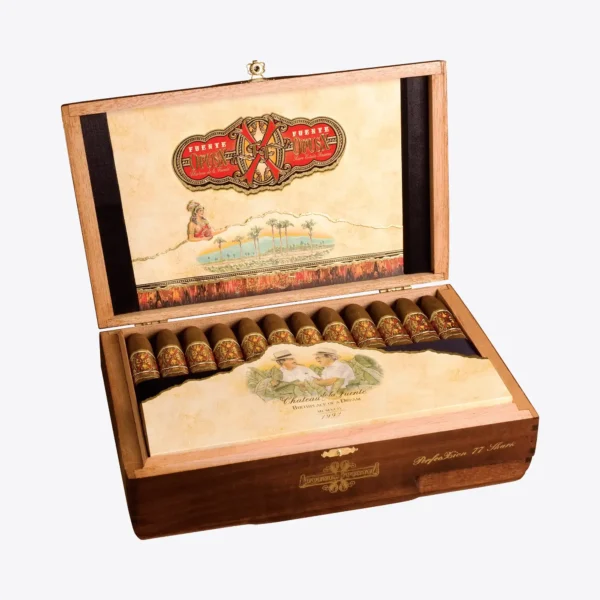 Arturo Fuente Opus X Perfecxion No. 77 Shark box of 36 cigars, open