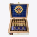 Open box of 20 Diamond Crown Double Robusto Maduro No. 4 cigars