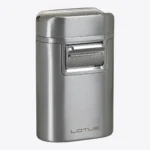 Lotus Brawn Quad Flame Tabletop Torch with Cigar Rest Chrome