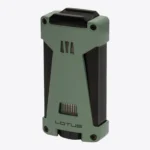 Lotus Skywalker Triple Torch lighter in green and black