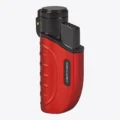 Vertigo Bombardier triple torch lighter in red