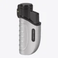 Vertigo Bombardier triple torch lighter in silver