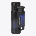 Vertigo Hawk triple torch lighter in blue