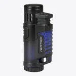 Vertigo Hawk triple torch lighter in blue