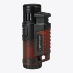 Vertigo Hawk triple torch lighter in red