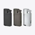 Vertigo Windsor triple torch lighters in black, gunmetal and silver