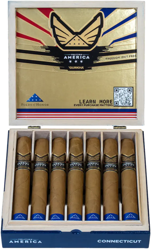 Volition America by Gurkha Connecticut Toro, open box of 13