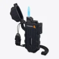 Firebird by Colibri Ascent single jet torch lighter in black