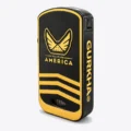 Gurkha Volition America double torch lighter in gold and black