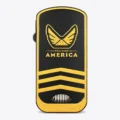 Gurkha Volition America double torch lighter in gold and black