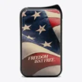 Gurkha Volition America Flag Freedom Isn't Free torch lighter, front