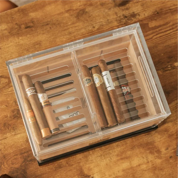 klaro-felix-pro-tupperdor-acrylic-humidor-trays Klaro Felix Pro Tupperdor acrylic humidor