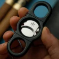 Les Fines Lames La Guillotine Rotor open showing the twin stainless steel blades