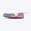 Les Fines Lames Le Petit USA Flag cigar cutter knife