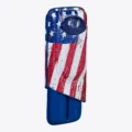 Lotus 2 Stick Cigar Case American Flag, closed
