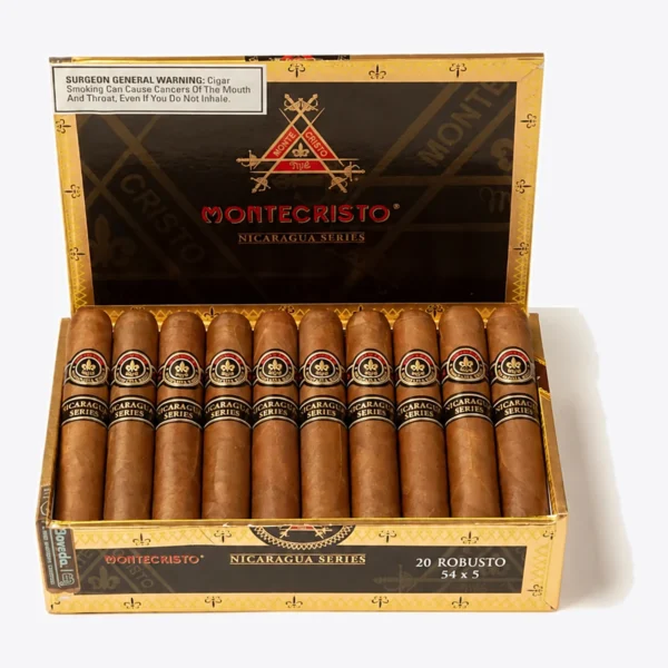 Montecristo Nicaragua Robusto open box of 20