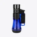 Palio Siena single torch lighter in blue