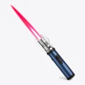 Big Flame Single Torch Lighter, blue, lit