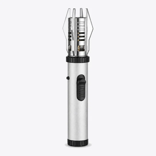 Big Flame Single Torch Lighter, silver