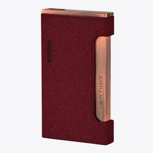 Vertigo Zephyr Flat Flame Torch in burgundy and copper Vertigo Zephyr Flat Flame Torch in burgundy and copper